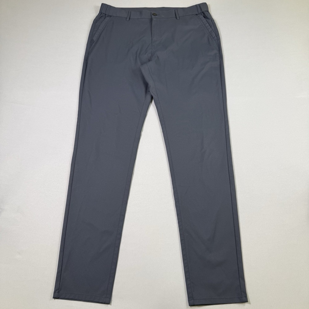 Jack Archer Jetsetter Pants 36x32 Deep Blue Performance Stretch Golf‎ Chinos EUC